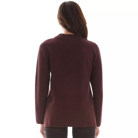 Apt. 9® Funnel Neck Pullover Sweater in Wine - Picture 3 of 4